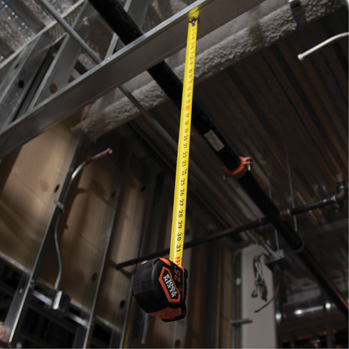 Magnetic Double-Hook Tape Measure, 25', Imperial Graduations Groupe Belzile Dickner