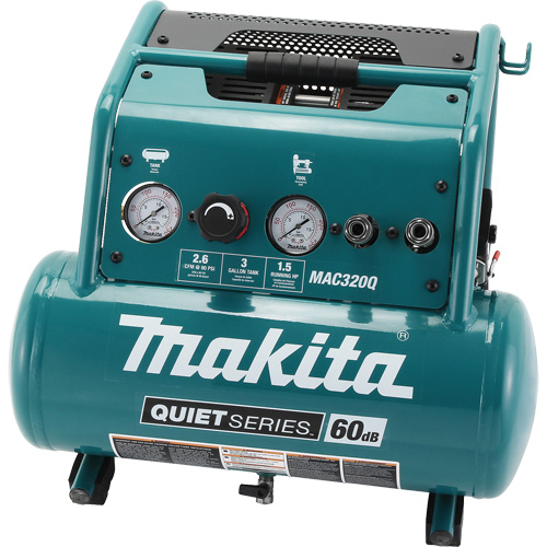 Compresseur d'air s&eacute;rie Quiet, &eacute;lectrique, 3 gal. (3,6 gal. US), 135 PSI, 120/1 V Groupe Belzile Dickner