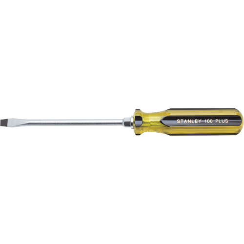 Tournevis pour &eacute;crous &agrave; fente 100 PLUS, Tige de 5/16", Ronde, 11" lo, Prise en Plastique Groupe Belzile Dickner