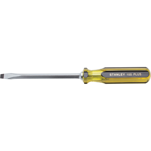 Tournevis pour &eacute;crous &agrave; fente 100 PLUS, Tige de 5/16", Carr&eacute;e, 11-1/8" lo, Prise en Plastique Groupe Belzile Dickner