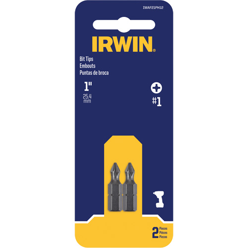 Insert Bits, Phillips, #1, 1/4" Drive Groupe Belzile Dickner