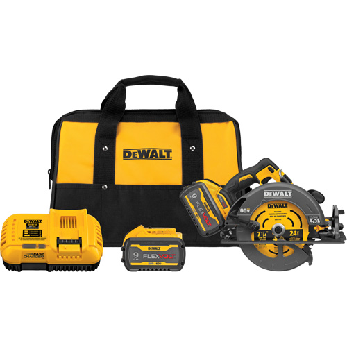 Flexvolt&reg; Max** Cordless Circular Saw with Electric Brake Kit, 7-1/4", 60 V Groupe Belzile Dickner