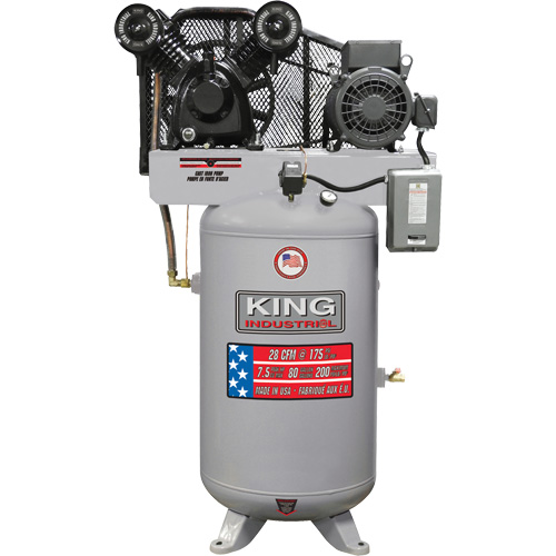 High Output Air Compressor, 66 Gal. (80 US Gal) Groupe Belzile Dickner
