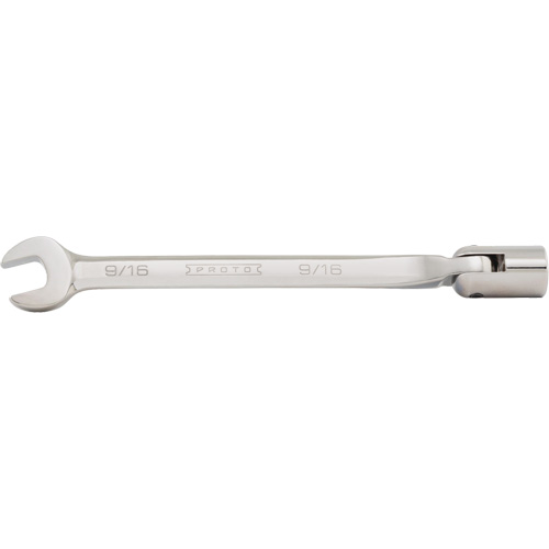 Combination Flex-Head Wrench, 12 Point, 3/8", Satin Finish Groupe Belzile Dickner