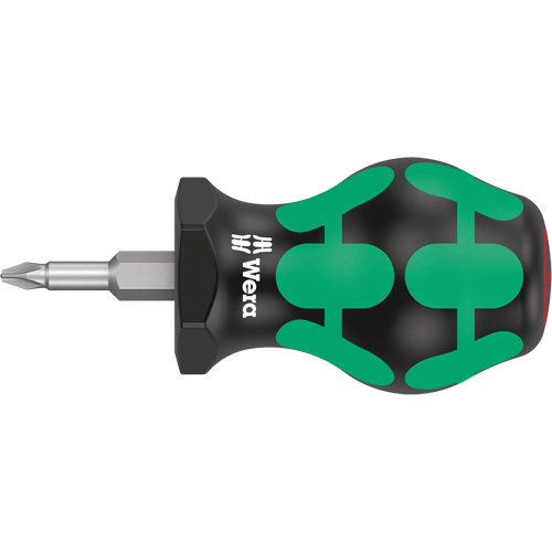 Stubby Phillips Screwdriver, #1, 4" L, Plastic Handle Groupe Belzile Dickner
