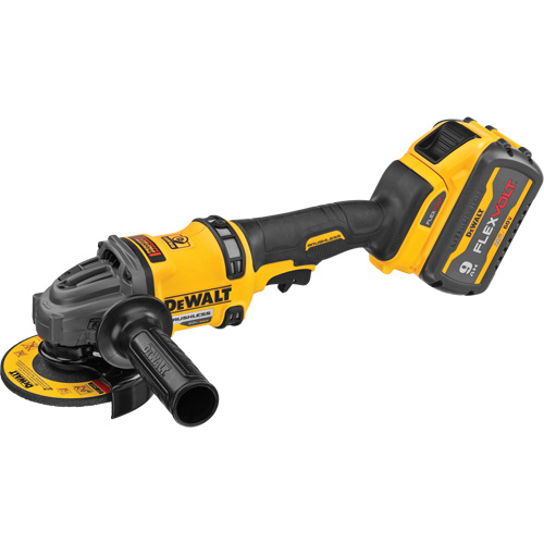 Ensemble de meuleuse sans balai FlexVolt Max avec frein antirecul, Roue de 4-1/2" - 6", 60 V Groupe Belzile Dickner