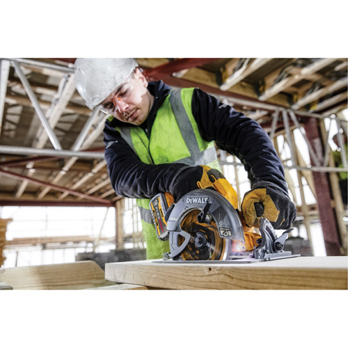 Ensemble de scie circulaire sans balai Flexvolt Max avec frein &eacute;lectrique, 7-1/4", 60 V Groupe Belzile Dickner