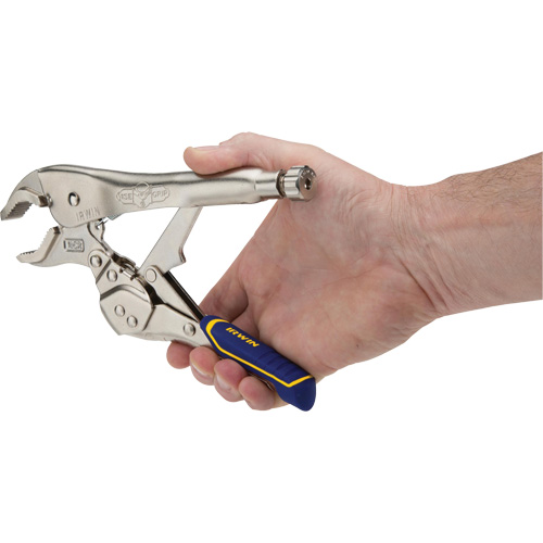 Pince-&eacute;tau avec coupe-fil Vise-Grip Fast Release 10WR, Longueur 10", M&acirc;choire courb&eacute;e Groupe Belzile Dickner