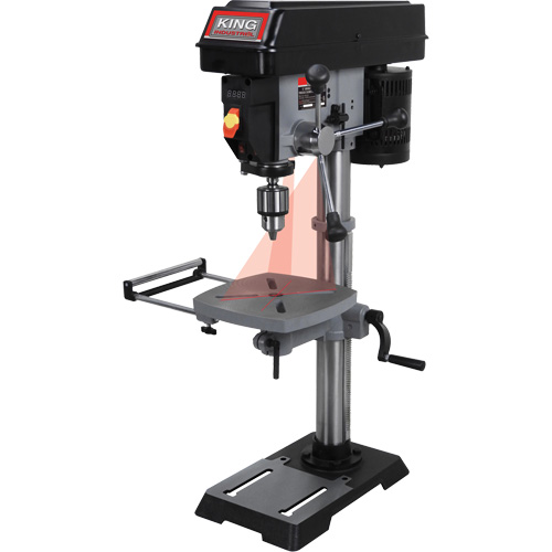Variable Speed Drill Press, 12", 5/8" Chuck, 3200 RPM Groupe Belzile Dickner