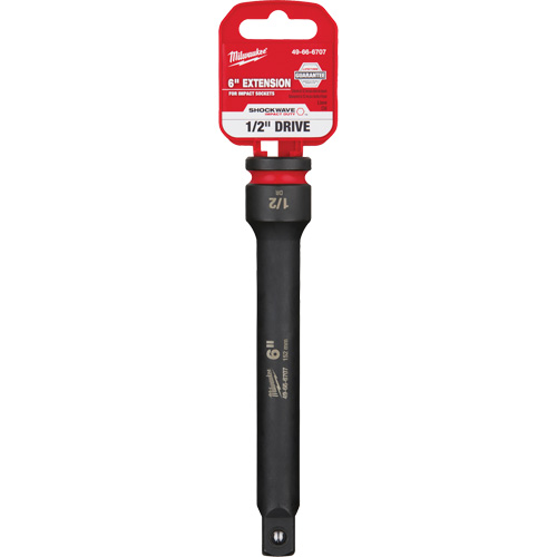 Rallonge pour douille Shockwave Impact Duty, Chocs, Prise 1/2", 6" lo Groupe Belzile Dickner