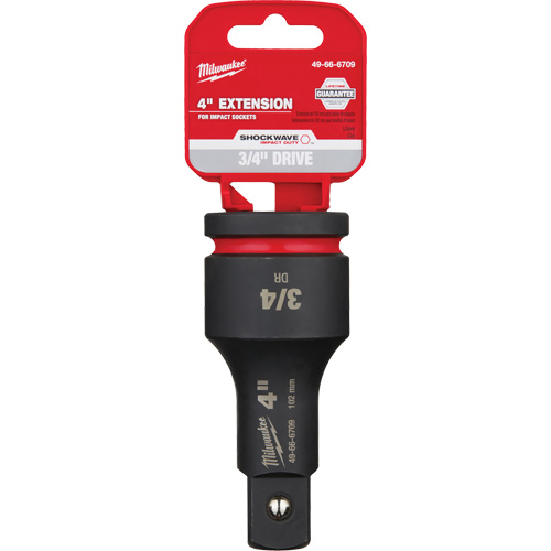 Rallonge pour douille Shockwave Impact Duty, Chocs, Prise 3/4", 4" lo Groupe Belzile Dickner