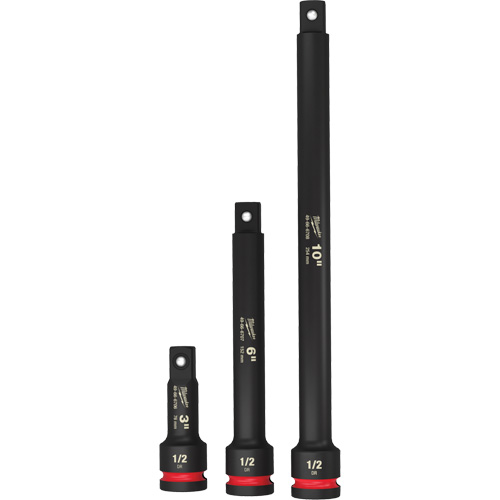 Jeu de rallonges pour douilles Shockwave Impact-Duty, Chocs, Prise 1/2", 3"/6"/10" lo Groupe Belzile Dickner