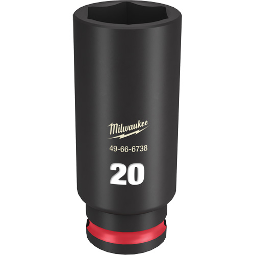 Shockwave Impact Duty Socket, Impact, 2 mm, 3/8" Drive, 6 Points, Deep Groupe Belzile Dickner
