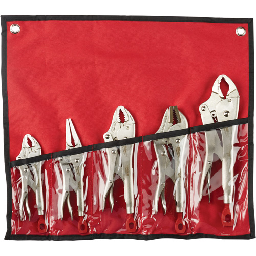 Torque Lock Locking Pliers Kit, 5 Pieces Groupe Belzile Dickner