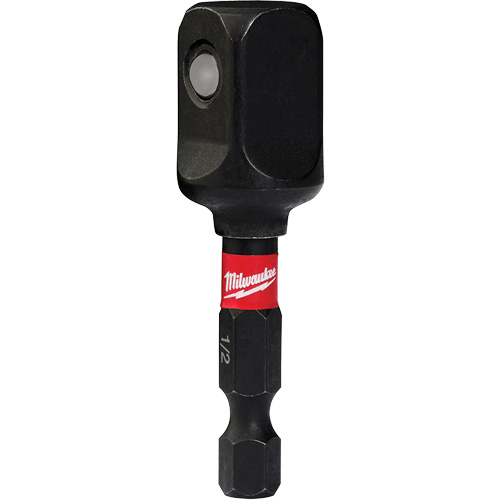 Shockwave Impact Socket Adapters, 1/4" Drive Size, 1/2" Male Size, Ball, 2" L Groupe Belzile Dickner