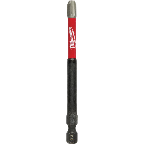 Embout de tournevis Shockwave Impact Duty, Phillips, Embout #3, Prise 1/4", Longueur 3-1/2" Groupe Belzile Dickner