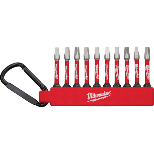 Jeu dembouts pour tournevis &agrave; chocs Shockwave, Carr&eacute;e, #2, Prise 1/4" Groupe Belzile Dickner