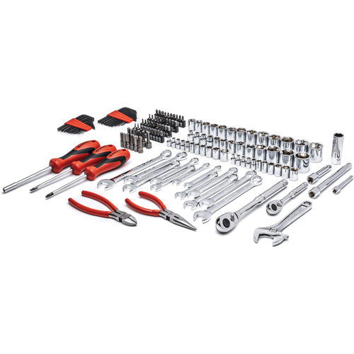 Jeu doutils m&eacute;triques/SAE de qualit&eacute; professionnelle &agrave; 6 pans et &agrave; prise 3/8" et 1/4" Groupe Belzile Dickner