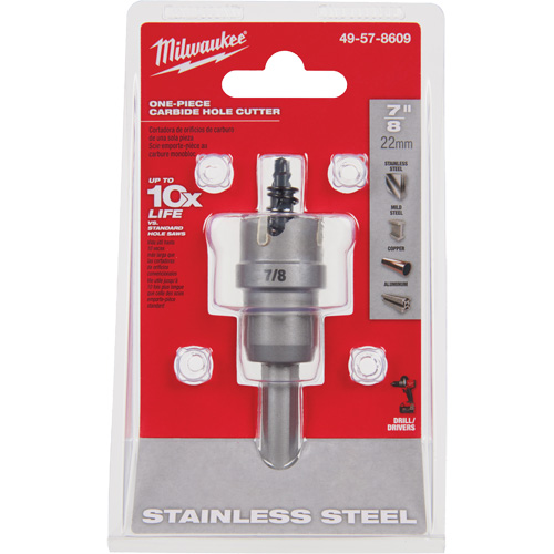 Scies-cloches au carbure monobloc, 7/8", Profondeur de la coupe de 3/16" Groupe Belzile Dickner