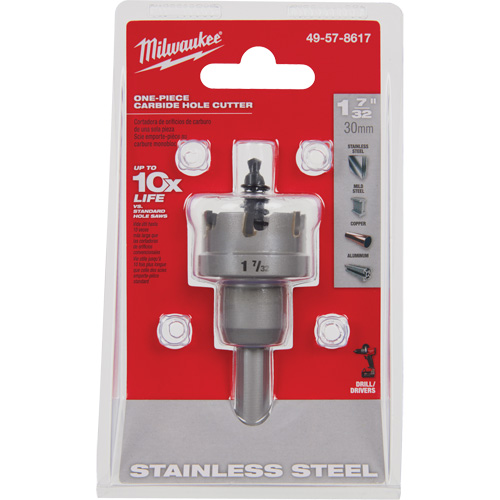 Scies-cloches au carbure monobloc, 1-7/32", Profondeur de la coupe de 3/16" Groupe Belzile Dickner