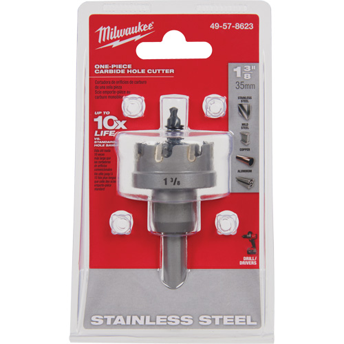 Scies-cloches au carbure monobloc, 1-3/8", Profondeur de la coupe de 3/16" Groupe Belzile Dickner