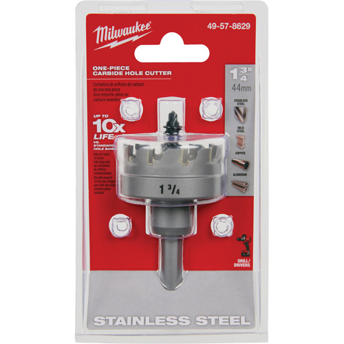 Scies-cloches au carbure monobloc, 1-3/4", Profondeur de la coupe de 3/16" Groupe Belzile Dickner