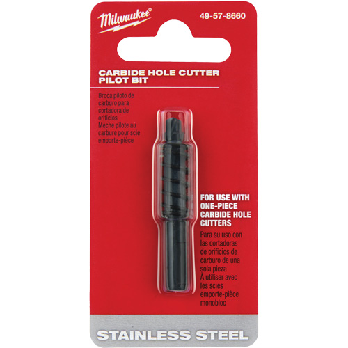 Tr&eacute;pan pilote pour scie-cloche au carbure, Profondeur de la coupe de 3/16" Groupe Belzile Dickner