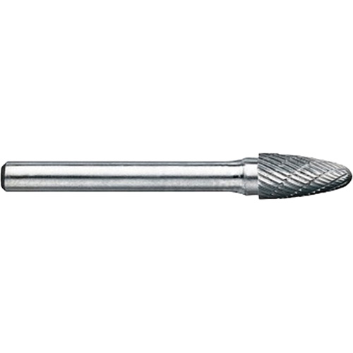 Drillco&reg; Magnum Double Cut Solid Carbide Burr, SG-1, 1/4" Dia., 1/4" Shank, 5/8" Depth of Cut Groupe Belzile Dickner