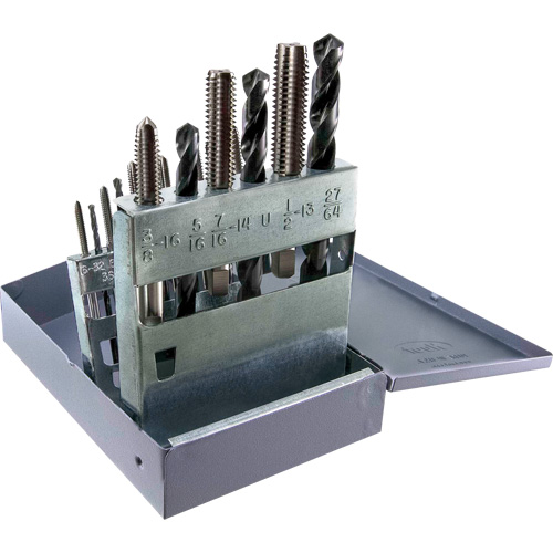 Jeu de tarauds & forets UNC DRILLCO, 18 morcea Groupe Belzile Dickner