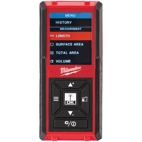 Laser Distance Meter, 0' - 330' (0 m - 100.6 m) Range, Digital (Electronic) Groupe Belzile Dickner