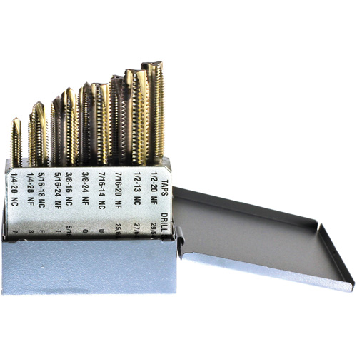 Jeu de tarauds Drillco, 10 morcea Groupe Belzile Dickner