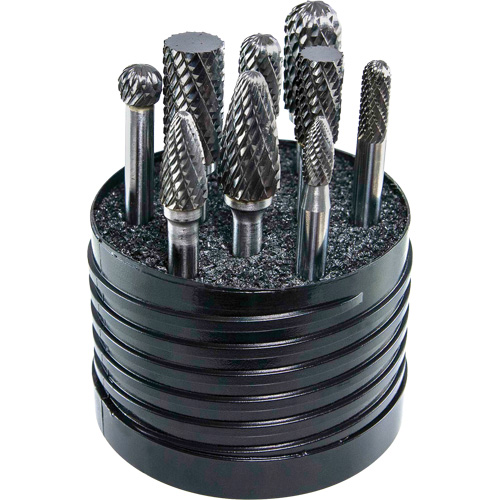 Jeu d'al&eacute;soirs au carbure plein &agrave; simple coupe Magnum SET 1 Drillco, 8 morcea Groupe Belzile Dickner