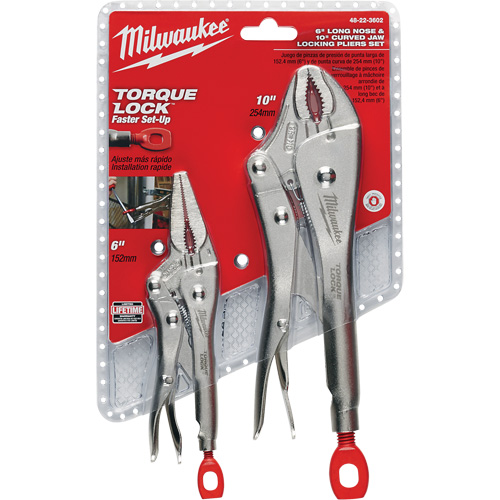 Torque Lock Locking Pliers Set, 2 Pieces Groupe Belzile Dickner