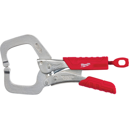 Torque Lock Locking Pliers with Regular Jaws & Grip, 6" Length, C-Clamp Groupe Belzile Dickner