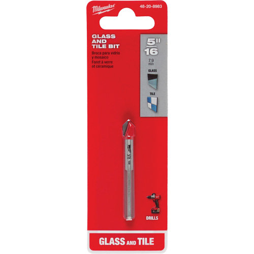 Glass & Tile Bit, 5/16", Carbide Groupe Belzile Dickner