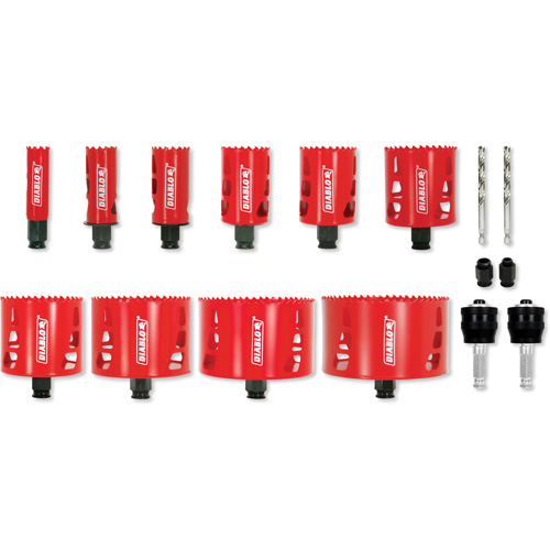 Electrician's Bi-Metal Hole Saw Set, 16 Pieces Groupe Belzile Dickner