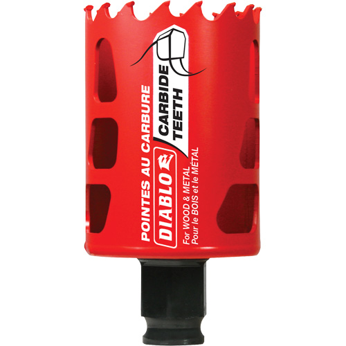 Scie cloche pour bois et m&eacute;tal, 1-7/8", Profondeur de la coupe 2-3/8", Carbure Groupe Belzile Dickner