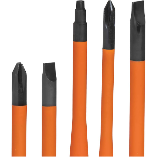 Slim-Tip Insulated Screwdriver Set, 1000 V, 6 Pcs Groupe Belzile Dickner