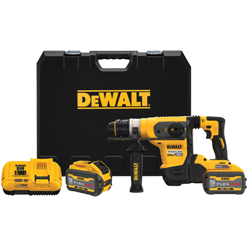 MAX* SDS Plus Rotary Hammer Kit, 60 V, 1-1/4", 725/0-725 RPM Groupe Belzile Dickner