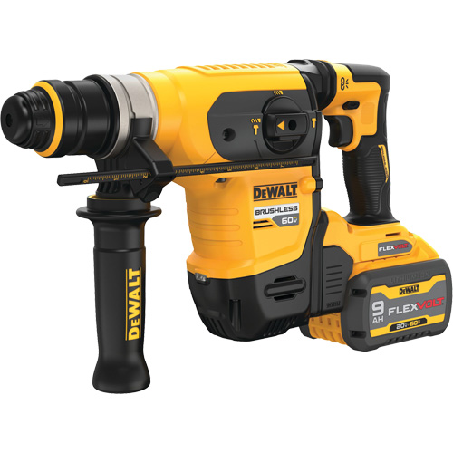 MAX* SDS Plus Rotary Hammer Kit, 60 V, 1-1/4", 725/0-725 RPM Groupe Belzile Dickner