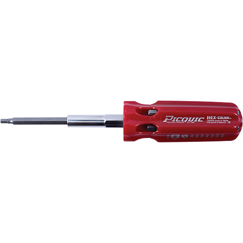 Tournevis multi-embouts m&eacute;triques Hex-Calibre, Prise Plastique Groupe Belzile Dickner