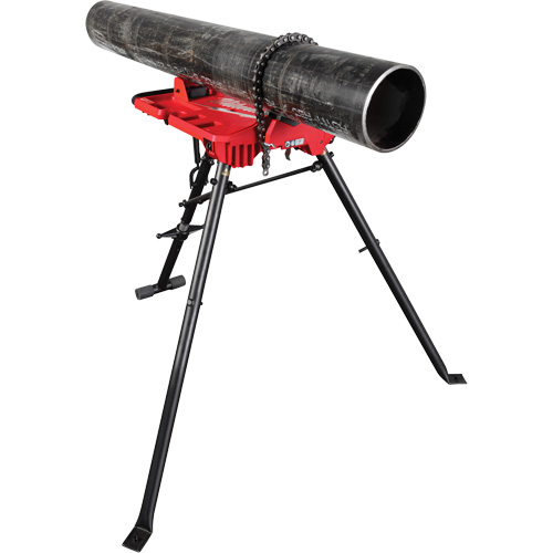 Tr&eacute;pied de nivellement de 6" avec &eacute;tau &agrave; chaîne Groupe Belzile Dickner