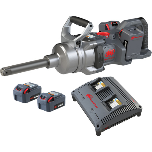 High Torque Cordless Impact Wrench Kit with 6" Anvil, 20 V, 1" Socket Groupe Belzile Dickner