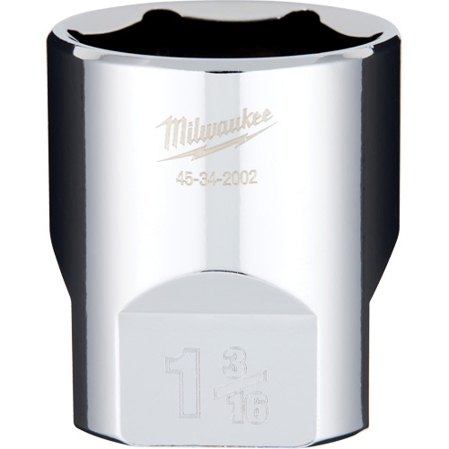 SAE Socket with Four Flat Sides, 1-3/16", 1/2" Drive, 6 Points Groupe Belzile Dickner