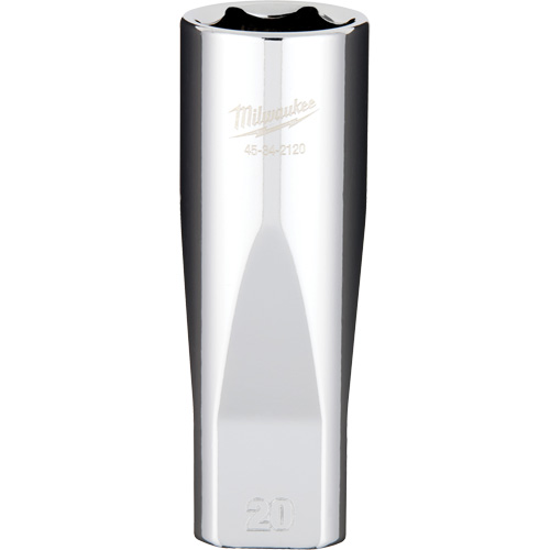 Metric Socket with Four Flat Sides, 20 mm, 1/2" Drive, 6 Points, Deep Groupe Belzile Dickner