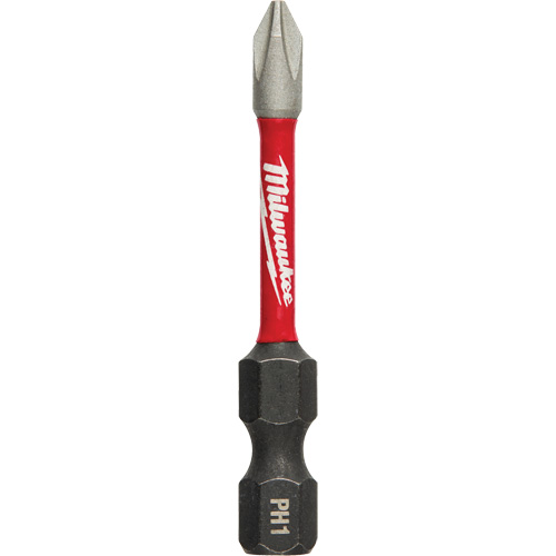 Shockwave Impact Duty Power Bit, Phillips, #1 Tip, 1/4" Drive Size, 2" Length Groupe Belzile Dickner