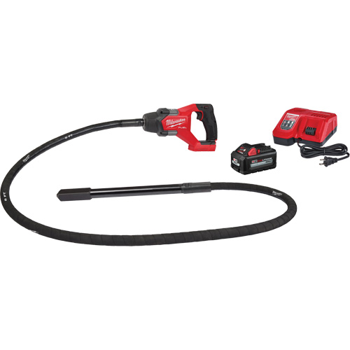 Ensemble &agrave; aiguille vibrante 8' M18 Fuel pour b&eacute;ton Groupe Belzile Dickner