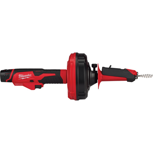 Trapsnake Auger with Cable Drive Automatic Feed & Retract, Powered, 25' Cable Length, 1/4" Cable Diameter Groupe Belzile Dickner