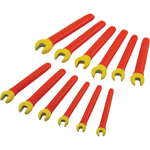Insulated Metric Open End Wrench Set, 1000 V, 12 Pcs Groupe Belzile Dickner