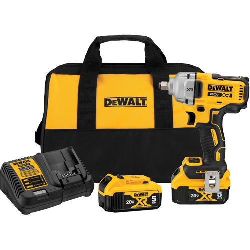 Max* Tool Connect Brushless Mid-Range Impact Wrench with Detent Pin Anvil Kit, 20 V, 1/2" Socket Groupe Belzile Dickner